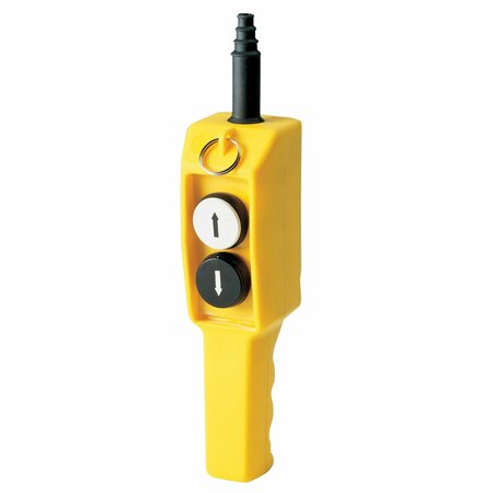 ASI 2 Button Ergonomic Grip Pendant Station, 2NO Contacts, Up-Down Arrows P02.1